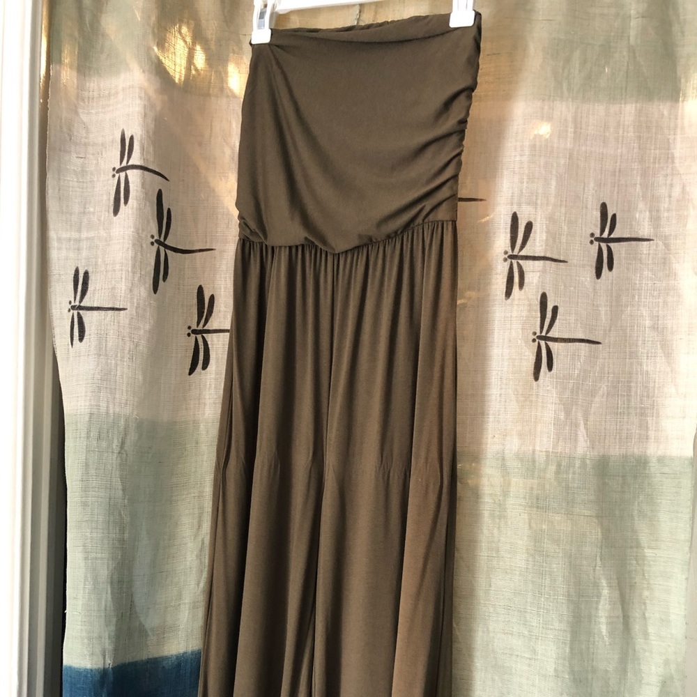 Sleeveless bandeau jumpsuit